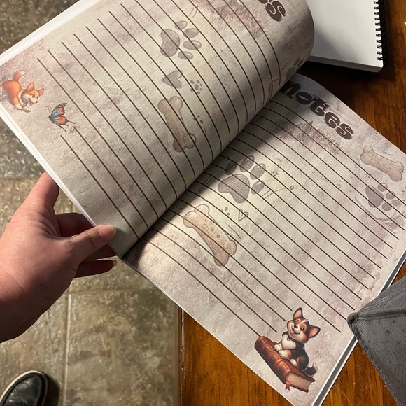 Corgi Themed paperback Journal - Picture 3 of 3